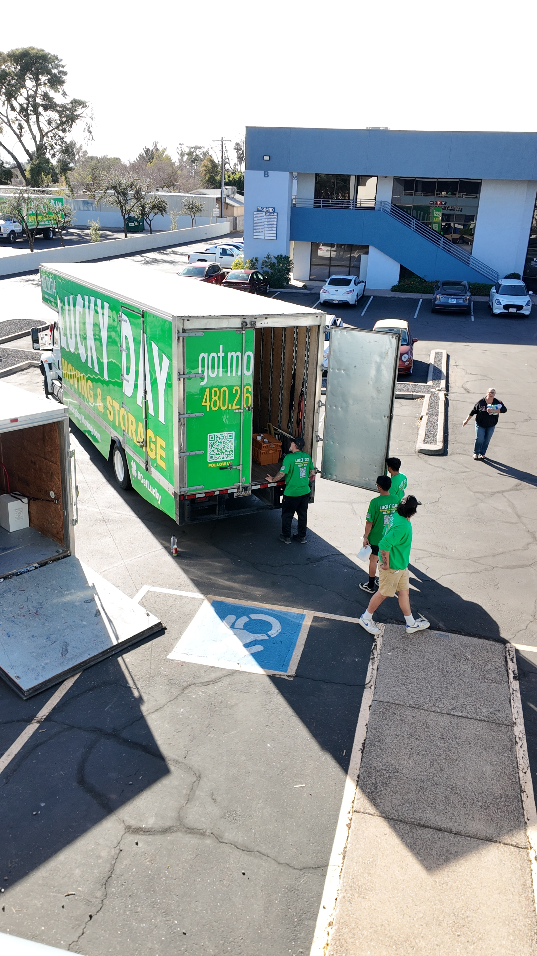 Modern office buildings in the East Valley — commercial moving services